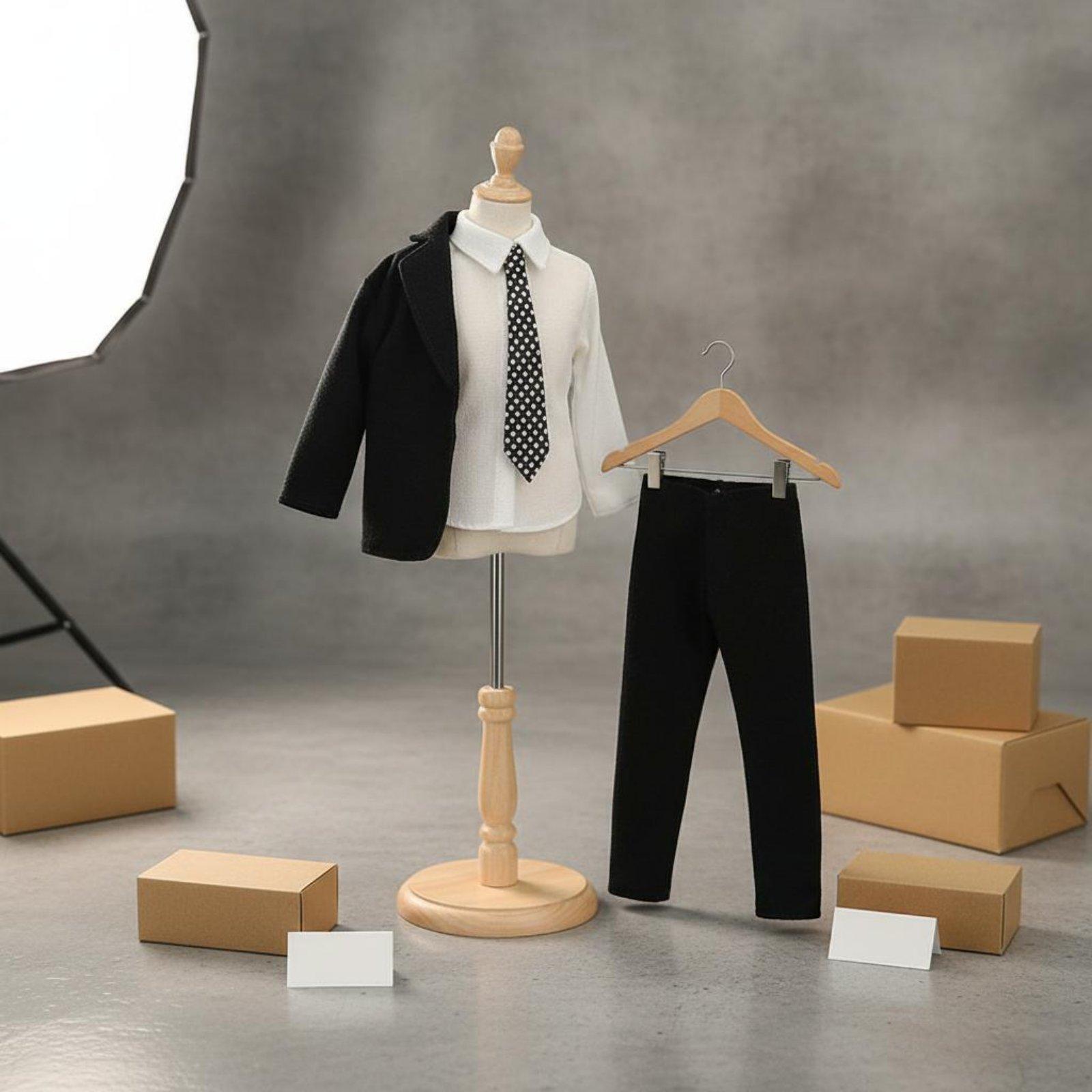 Men'S Accessories Wardrobe - Elegancki strój dla lalek męskich, wykonany