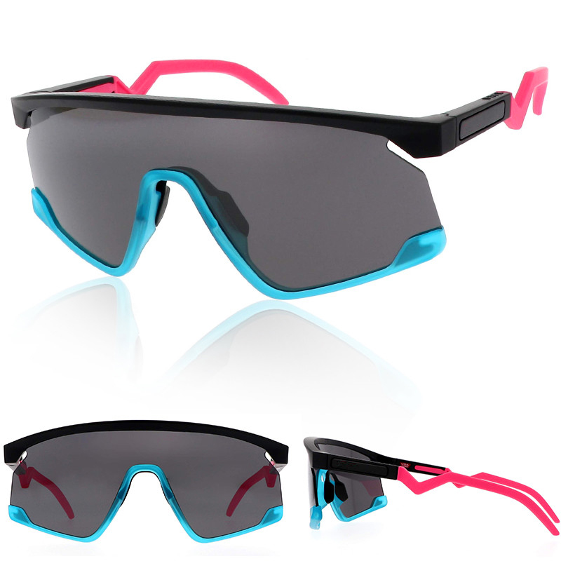Men Accessories Brands - Okulary rowerowe męskie z półramką, markowe,