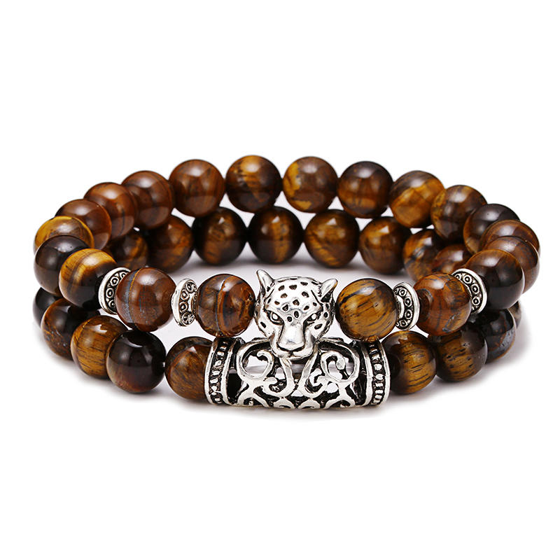 Men Accessories Wrist - Premium 2 szt./zestaw Męska bransoletka z