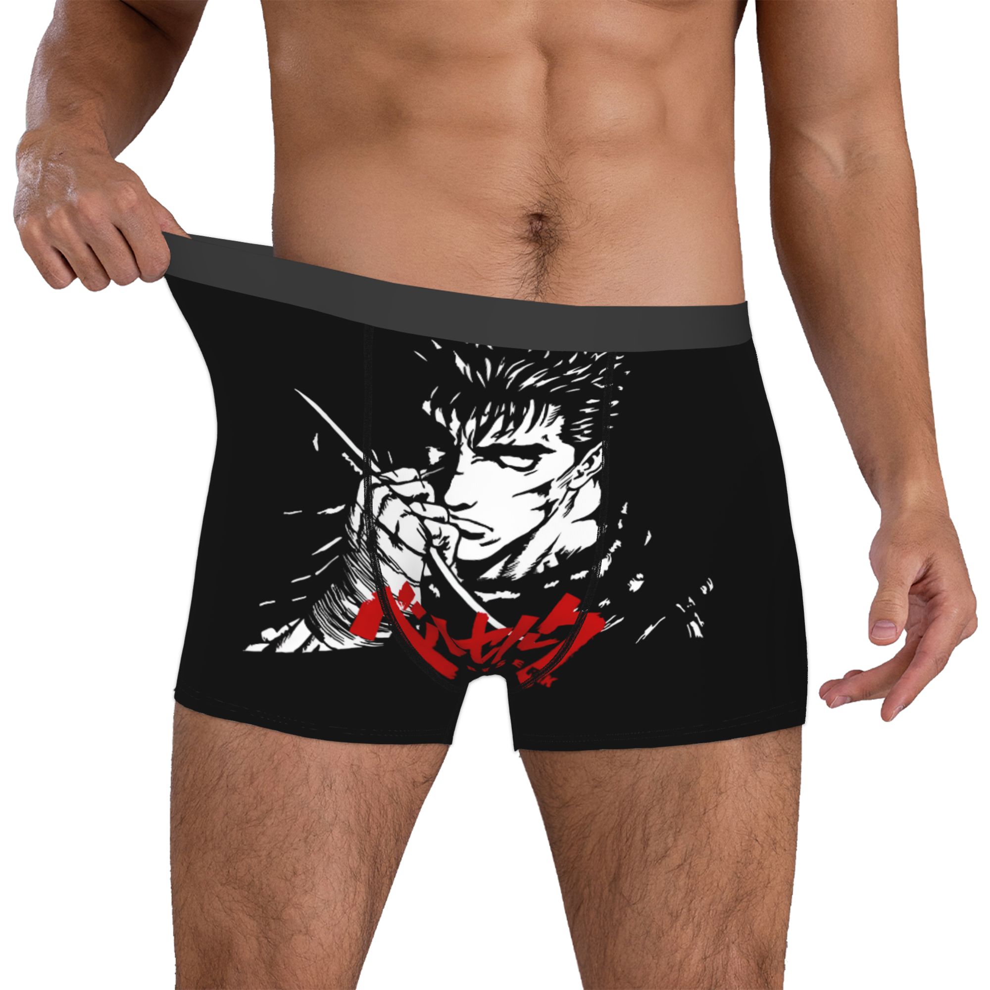 Men Accessories Brands - Męskie bokserki B-Berserks z nadrukiem 3D,