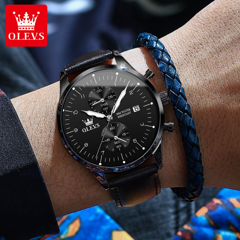 OLEVS 2880 Męski Zegarek Casua – Men Accessories H&M recenzja i cena