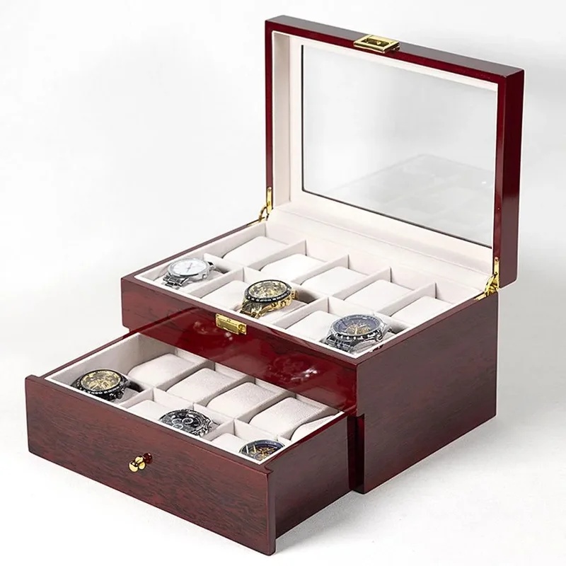 Drewniany organizer na zegarki – Men Accessories Organiser recenzja i cena