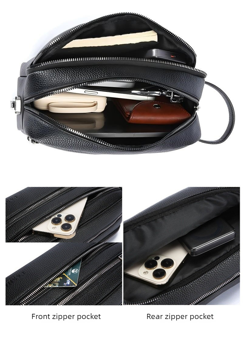 Męska torebka vintage typu clu – Men Accessories Wrist recenzja i cena