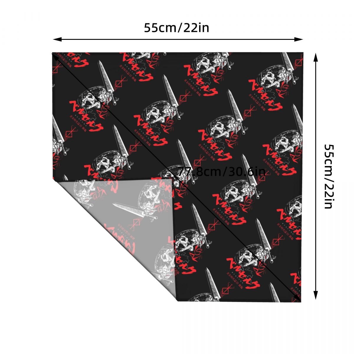 55CM B-Berserks Bandana na Świ – Men Accessories Brands recenzja i cena