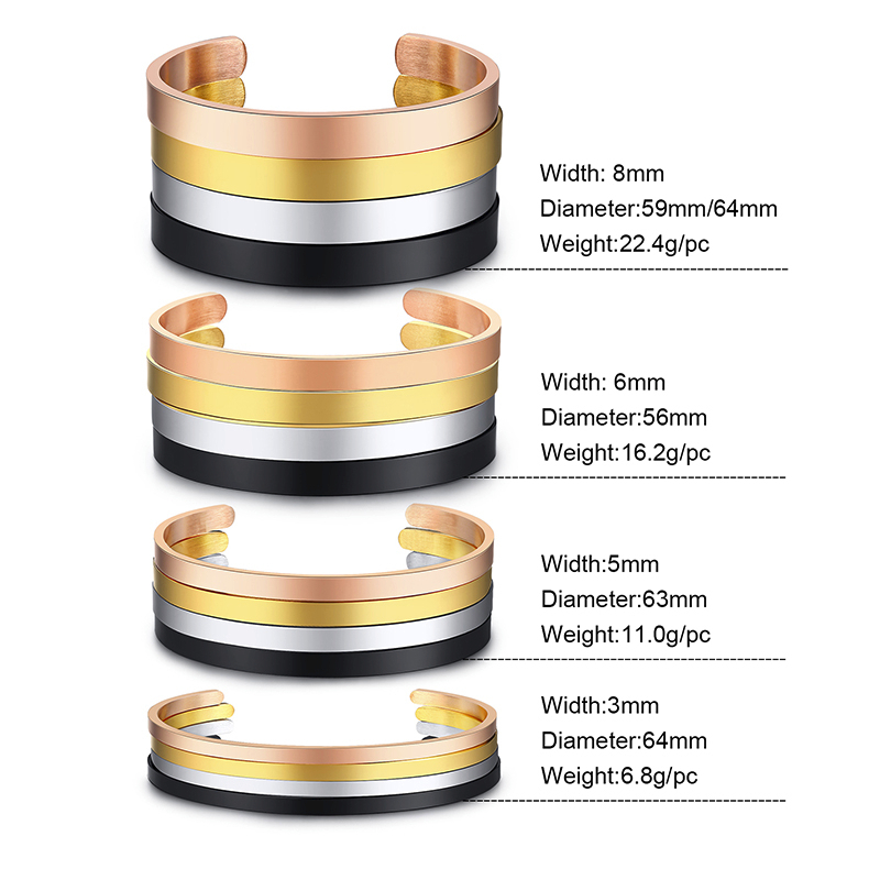 4MM do 8MM darmowe grawerowani – Men Accessories Wrist recenzja i cena
