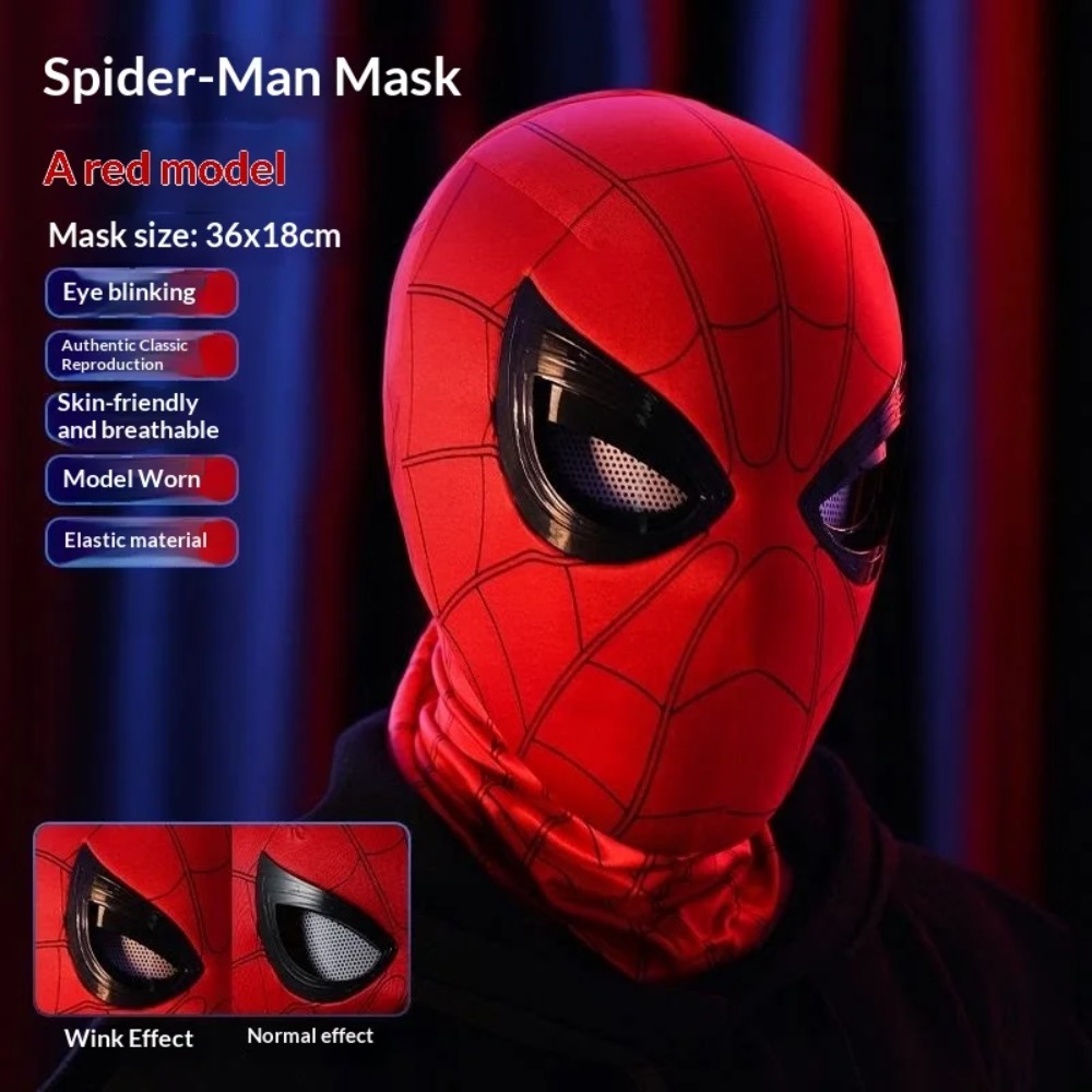 Hełm Spider-Mana z ruchomymi o – Men'S Accessories Display recenzja i cena