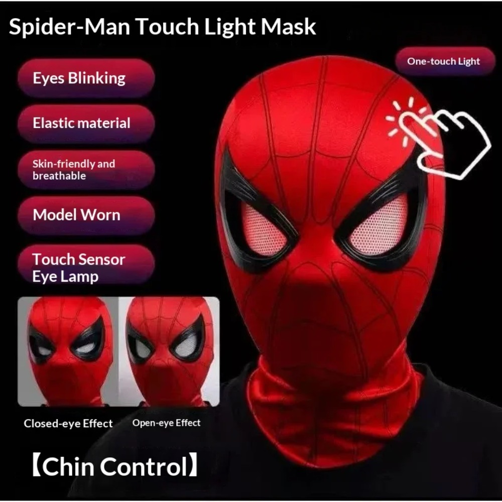 Hełm Spider-Mana z ruchomymi o – Men'S Accessories Display recenzja i cena