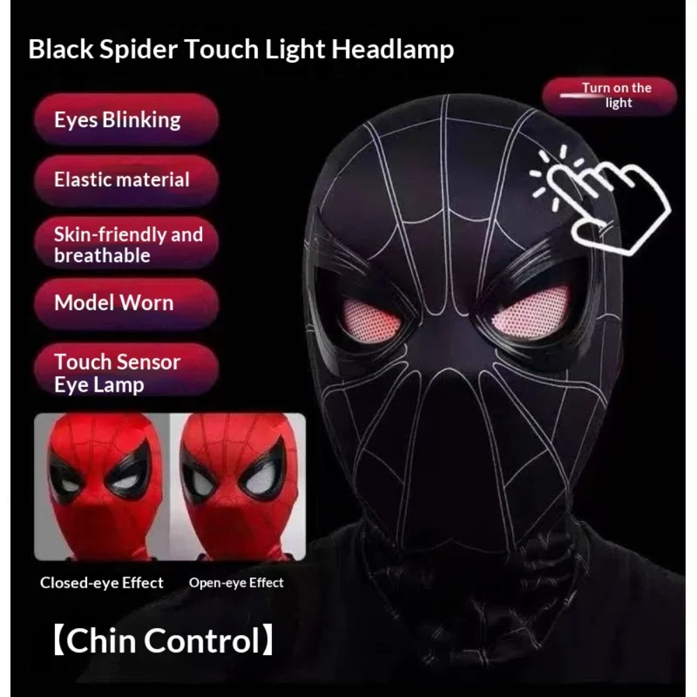 Hełm Spider-Mana z ruchomymi o – Men'S Accessories Display recenzja i cena