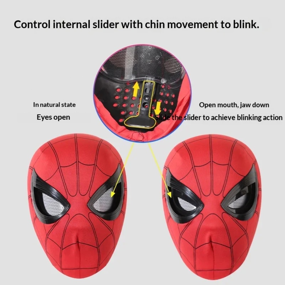 Hełm Spider-Mana z ruchomymi o – Men'S Accessories Display recenzja i cena