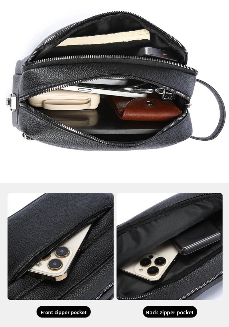 Męska torebka vintage typu clu – Men Accessories Wrist recenzja i cena
